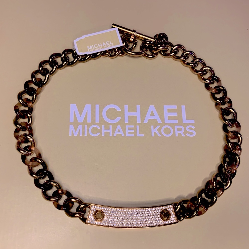 NWT Michael Kors MKJ4323791 Rose Gold Necklace